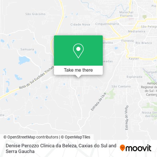 Denise Perozzo Clinica da Beleza map