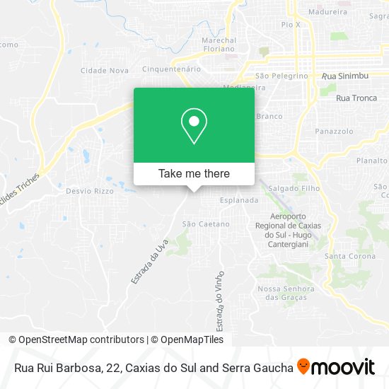 Rua Rui Barbosa, 22 map
