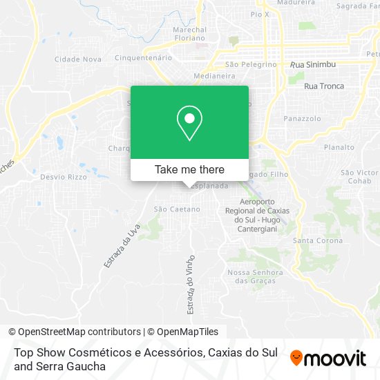 Top Show Cosméticos e Acessórios map
