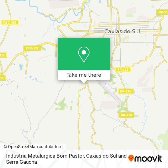 Industria Metalurgica Bom Pastor map