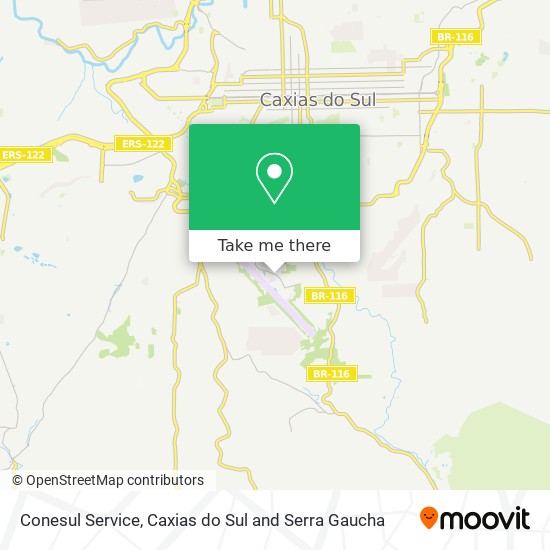 Conesul Service map