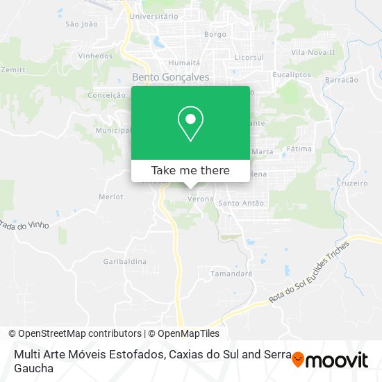 Multi Arte Móveis Estofados map