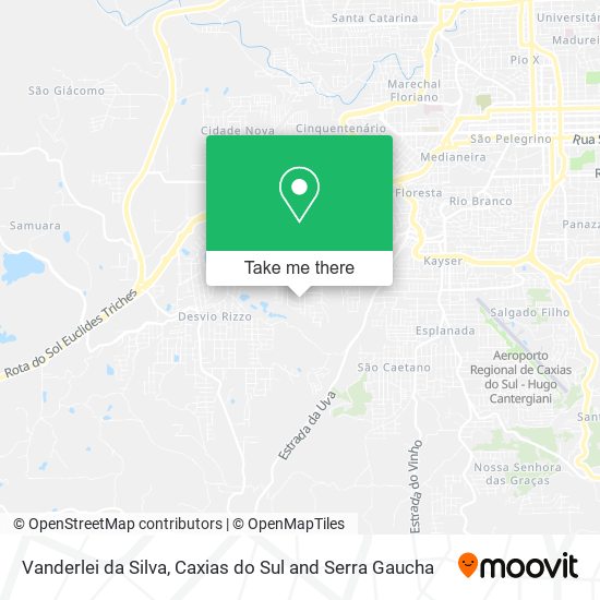 Vanderlei da Silva map