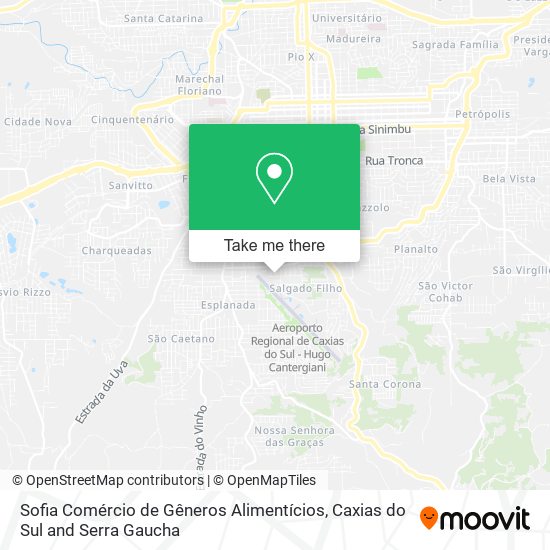 Sofia Comércio de Gêneros Alimentícios map