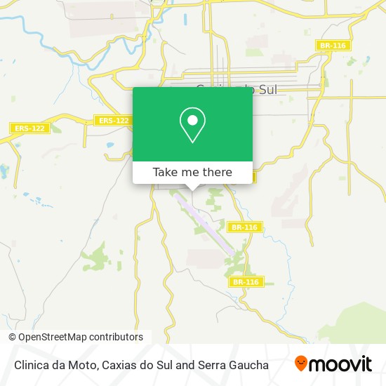 Clinica da Moto map