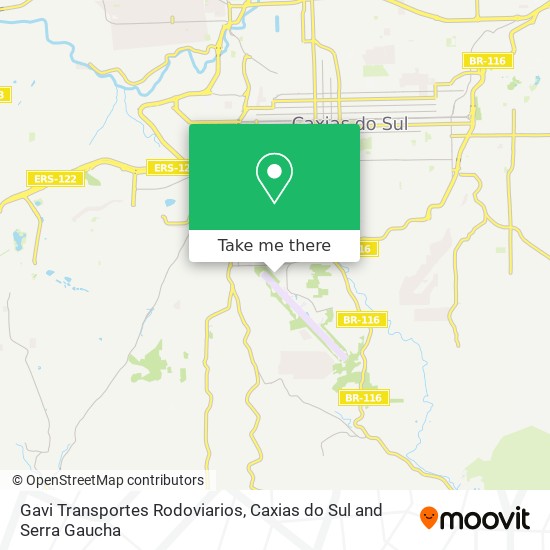Gavi Transportes Rodoviarios map