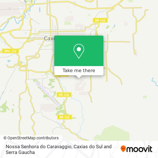 Nossa Senhora do Caravaggio map