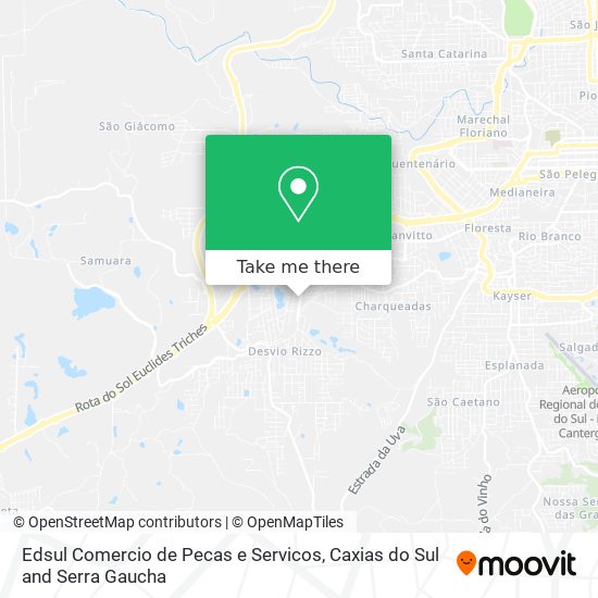 Mapa Edsul Comercio de Pecas e Servicos