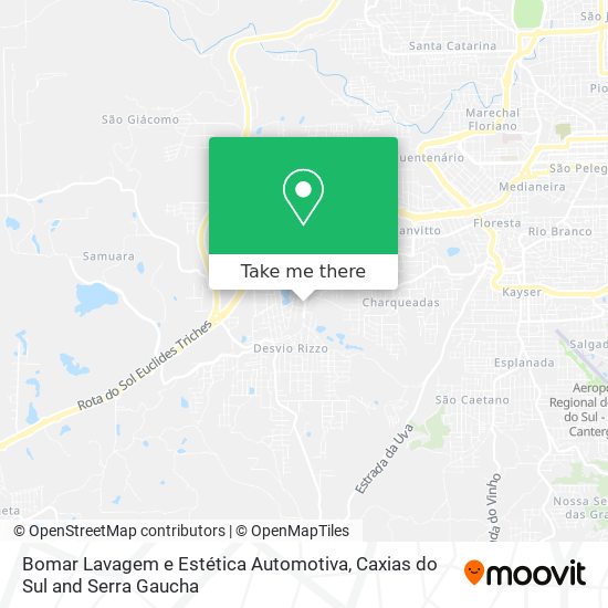 Mapa Bomar Lavagem e Estética Automotiva