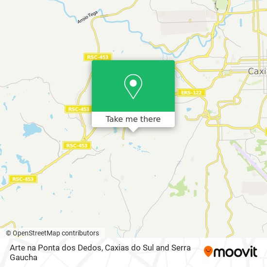 Arte na Ponta dos Dedos map