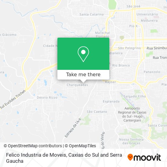 Felico Industria de Moveis map