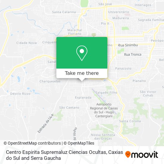 Centro Espirita Supremaluz Ciencias Ocultas map