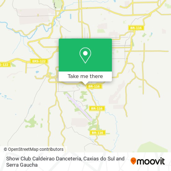 Show Club Caldeirao Danceteria map