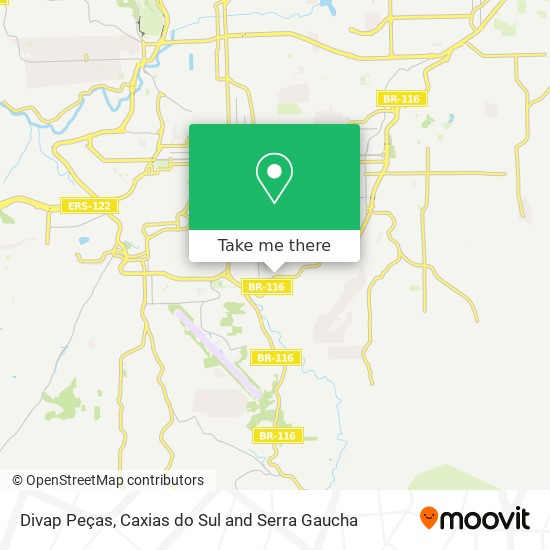 Divap Peças map