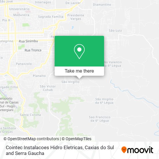 Cointec Instalacoes Hidro Eletricas map