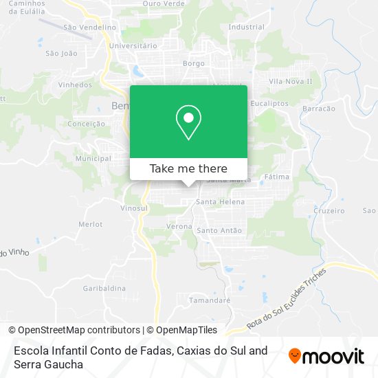 Escola Infantil Conto de Fadas map