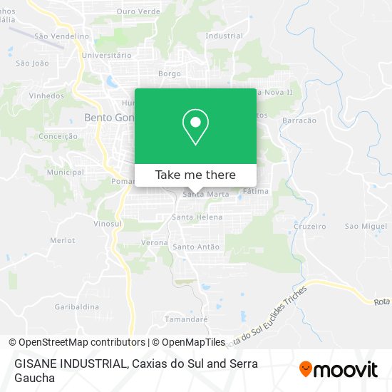 GISANE INDUSTRIAL map