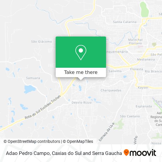 Mapa Adao Pedro Campo