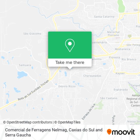 Comercial de Ferragens Nelmag map