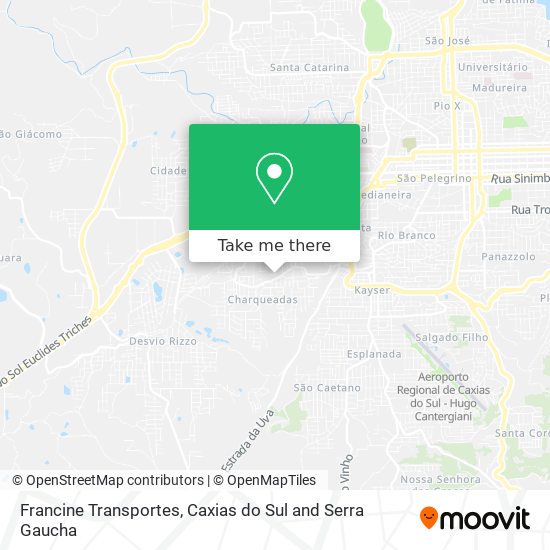 Francine Transportes map