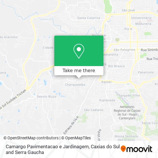 Camargo Pavimentacao e Jardinagem map