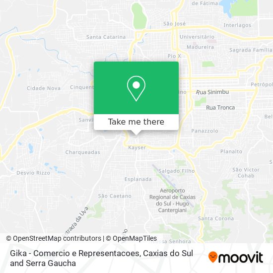 Mapa Gika - Comercio e Representacoes