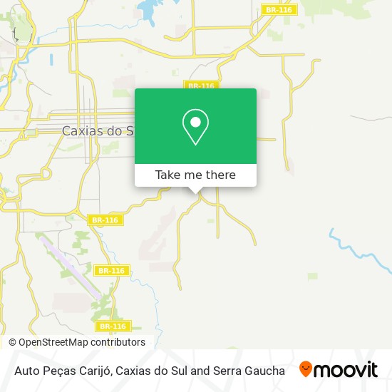 Auto Peças Carijó map