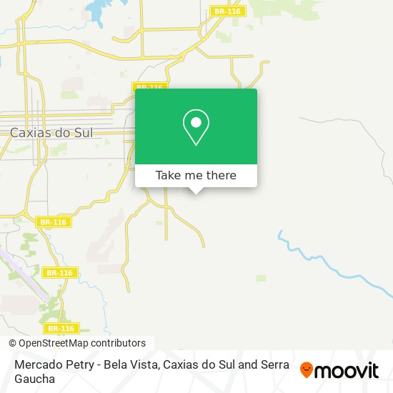 Mercado Petry - Bela Vista map