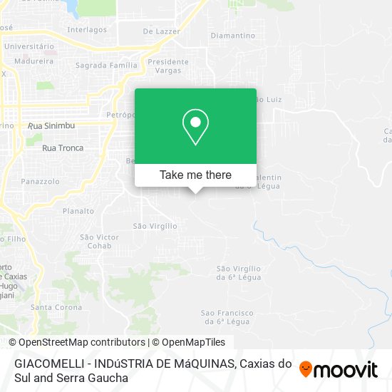 GIACOMELLI - INDúSTRIA DE MáQUINAS map