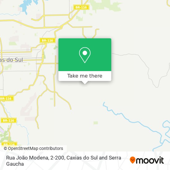 Rua João Modena, 2-200 map