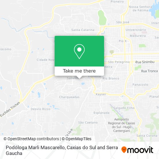 Podóloga Marli Mascarello map