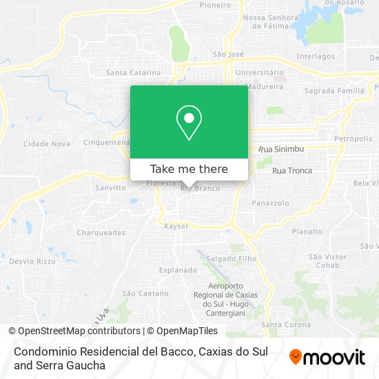 Condominio Residencial del Bacco map