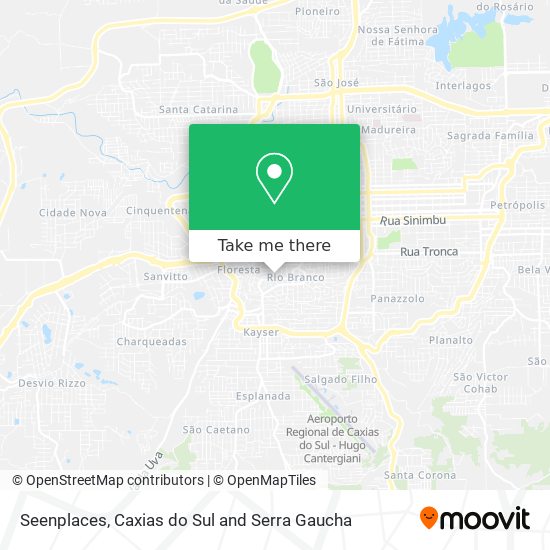 Seenplaces map