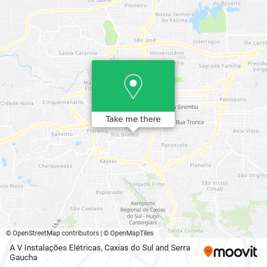 A V Instalações Elétricas map