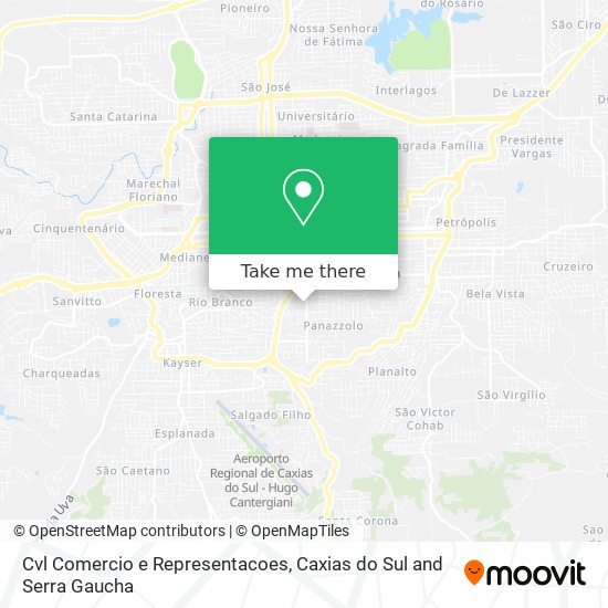 Cvl Comercio e Representacoes map