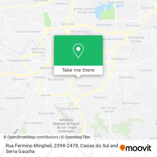 Rua Fermino Mingheli, 2398-2478 map