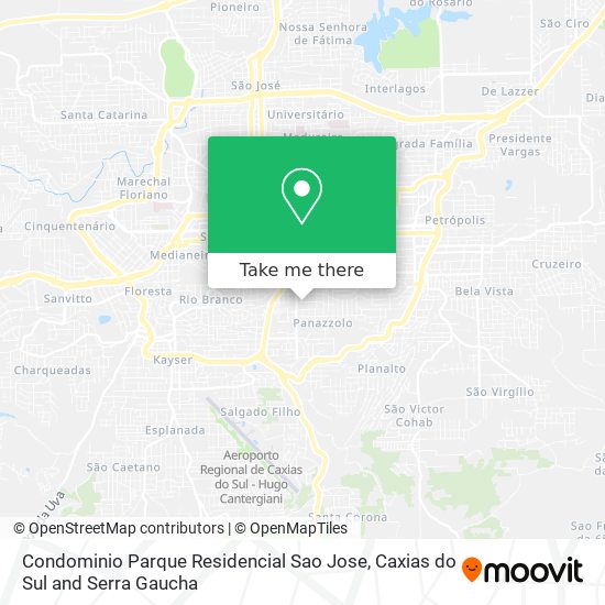 Condominio Parque Residencial Sao Jose map