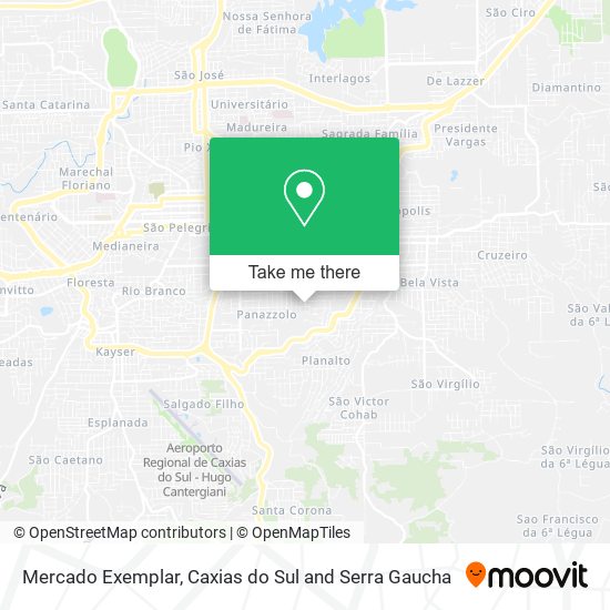 Mercado Exemplar map