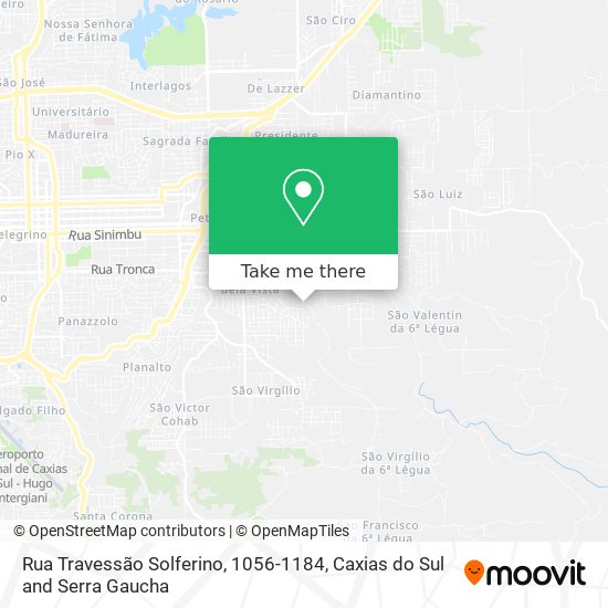 Rua Travessão Solferino, 1056-1184 map