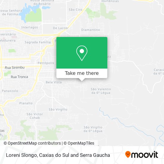 Loreni Slongo map