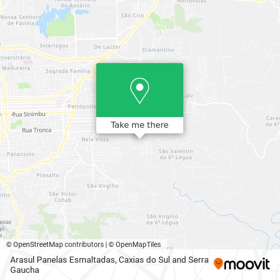 Arasul Panelas Esmaltadas map