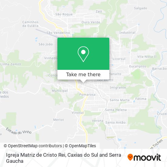 Igreja Matriz de Cristo Rei map