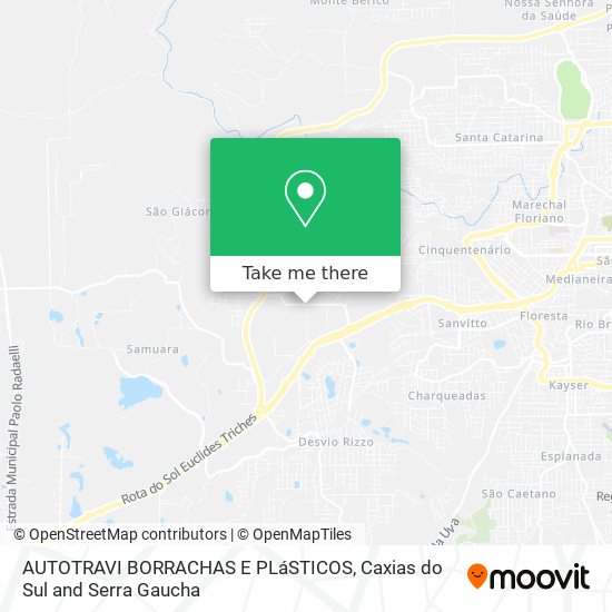 AUTOTRAVI BORRACHAS E PLáSTICOS map