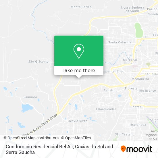 Mapa Condominio Residencial Bel Air