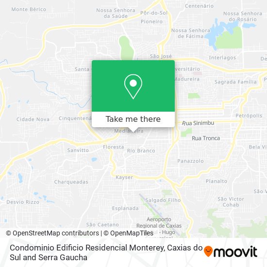 Condominio Edificio Residencial Monterey map