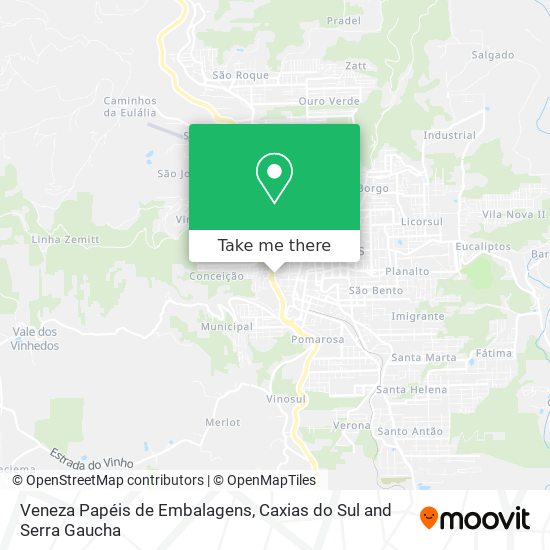 Veneza Papéis de Embalagens map