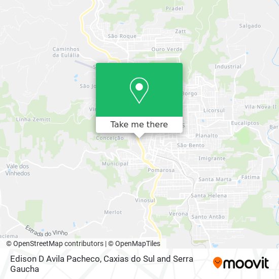 Edison D Avila Pacheco map
