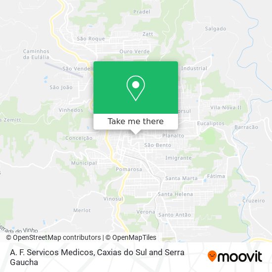 A. F. Servicos Medicos map