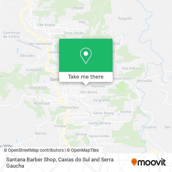 Santana Barber Shop map