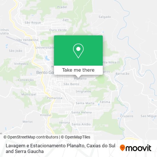 Lavagem e Estacionamento Planalto map